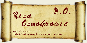 Miša Osmokrović vizit kartica